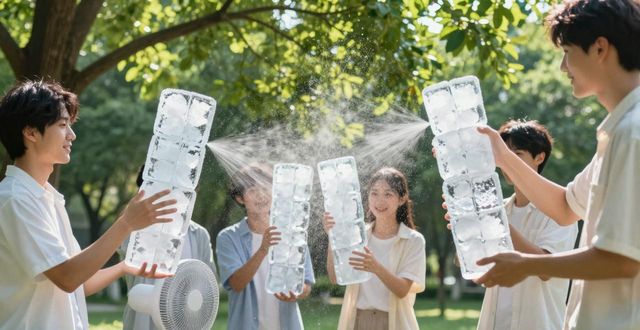 大冰块降温方法_宁波夏季防暑降温大冰块_大冰块户外活动使用时长